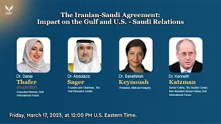 #Iranian-#Saudi Agreement: Impact on the #Gulf and U.S.-Saudi Relations