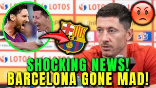 🚨SHOCKING BOMBSHELL! NO ONE EXPECTED THIS ATTITUDE FROM MESSI AND LEWANDOWSKI THE WORLD HAS STOPPED