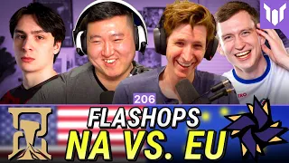 FLASH OPS CHAMPIONS - NA vs. EU — Plat Chat Overwatch 206 ft. FunnyAstro & Hawk