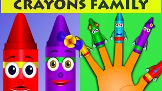 Crayons Finger Family | Finger Family Collection | Nursery Rhymes Collection