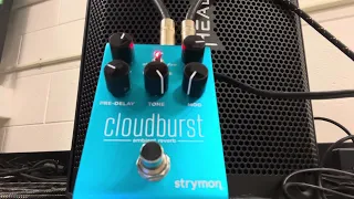 2/15/2024 Experiment #2 Strymon Cloudburst ambient reverb pedal + Agile Legacy 627 baritone guitar