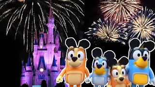 😃 BLUEY Disney World MEGA Video | Bluey Christmas at Disney World Bluey Halloween at Magic Kingdom