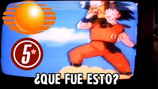 EL DIA QUE TELEVISA (canal 5) ESTRENÓ DRAGON BALL Z  pasó ALGO MUY RARO en plena TRANSMISIÓN...