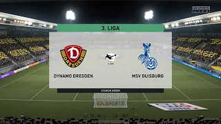 FIFA 21 | Dynamo Dresden vs MSV Duisburg - Germany 3.Liga | 17/04/2021 | 1080p 60FPS