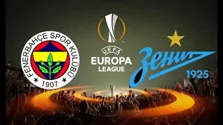 Fenerbahçe S.K. - Zenit 1/16 UEFA Europa League 18/19  forecast, modeling, simulation in PES 2019