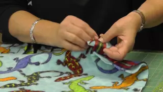 No Sew Tie Blanket Tutorial