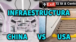 LA infraestructura de China vs Estados Unidos