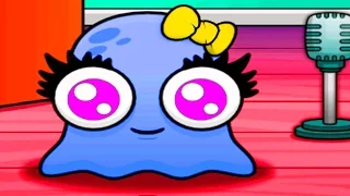 Милый виртуальный зверек Moy 5 детская игра как мультфильм про милого осьминога
