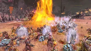 Norsca vs Nurgle - Massive Battle - Total War Warhammer 3