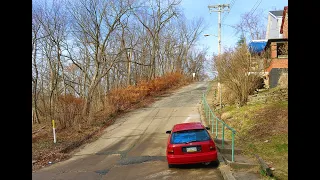 Steepest Street in the United States: Canton Avenue in Pittsburgh