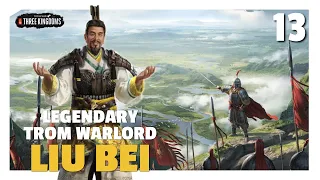 The Perfectly Timed Wall Collapse | Liu Bei Legendary TROM Warlord Let's Play E13