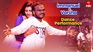 Immanuel & Varsha Dance Performance | Sridevi Drama Company | ETV Telugu