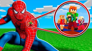 SURVIVRE DANS SPIDERMAN PENDANT 24H sur MINECRAFT !!