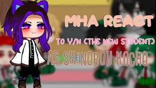 Mha react to y/n the new student as shinobou kocho 🔥✨🍁 ( Credits in the description) Cxrissy-