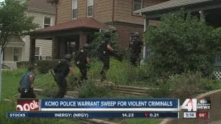 Kansas City SWAT rounds up criminals with warrants