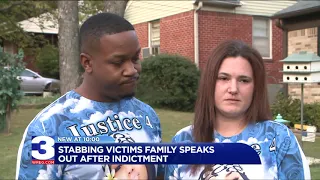 Stabbing victim's family speaks after indictment
