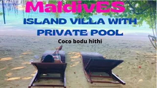 Island villa with private pool |maldives| coco bodu hithi