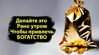 Чтобы привлечь БОГАТСТВО - делайте это рано утром.