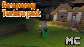 Cara pasang texture pack - Minecraft indonesia