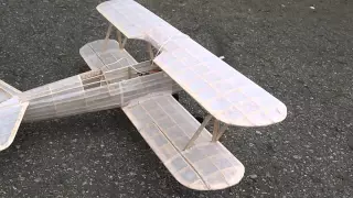 Testing Bi-plane Model of  Stearman  PT-17