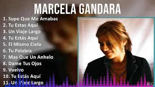 Marcela Gandara 2024 MIX Só As Melhores - Supe Que Me Amabas, Tu Estas Aqui, Un Viaje Largo, Tu ...