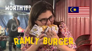 Our FIRST Time Trying RAMLY BURGER In KUALA LUMPUR 🇲🇾