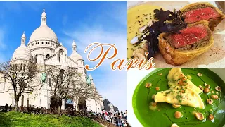 🇫🇷Walk around Montmartre in Paris / Enjoy the most delicious meat restaurants