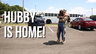 DEPLOYMENT HOMECOMING 2020 | HE'S HOME! | Michaela Cook