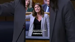 Irene Montero, en defensa de la ley del aborto: "A estos fascistas se les para con derechos"