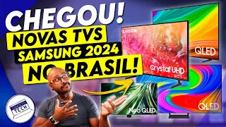 Saiba tudo SOBRE as NOVAS Tvs Samung de 2024! Du7700 Q60D Qn90D e MUITO MAIS!