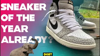 UNDERRATED! Nike Air Jordan 1 High OG White Cement - Elephant Print - Unboxing - Review - On Feet