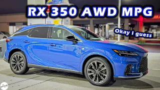 2023 Lexus RX 350 AWD – MPG Test | Highway Fuel Economy & Real-World Range