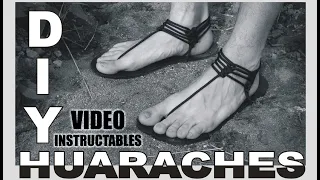 How to make minimalist sandals - HUARACHES for barefoot running