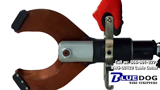 I wanna cut some cable - BWS-CC120 - Portable Hydraulic Cable Cutter for scrap wire.