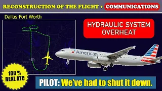 Hydraulic system overheat after departure | American Airbus A321 | Dallas-Fort Worth, ATC
