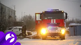 В Новом Уренгое пожарные дважды за день тушили жилую «деревяшку»