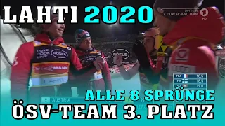 Skispringen: ÖSV-Team belegt dritten platz bei Teamspringen in Lahti (alle 8 Sprünge)