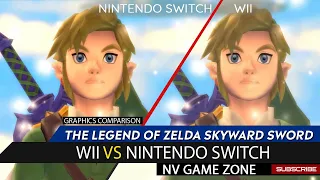 The Legend of Zelda Skyward Sword HD : Remaster VS Original | Graphics Comparison | NV Game Zone