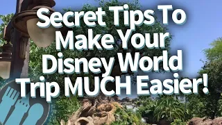 Secret Tips To Make Your Disney World Trip MUCH Easier!