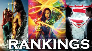 All DC Extended Universe Films Ranked - Worst to Best (Including Wonder Woman 1984)