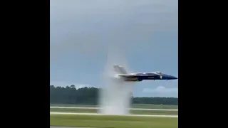 F18 breaking the sound barrier