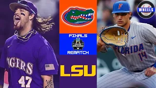 #6 Florida vs #5 LSU Highlights | CWS Finals Rematch | 2024 College Baseball Highlights