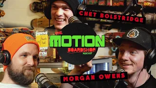 Morgan Owens & Chet Bolstridge NCMB | Episode #4 | The Motion Boardshop Podcast