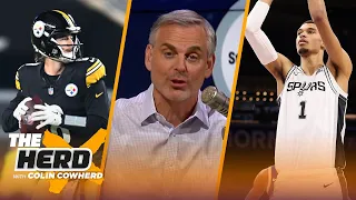Kenny Pickett not the guy, Titans found QB in Levis, Wemby the next generational talent | THE HERD