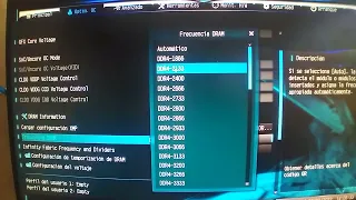 Asrock 520-hdv  Subir las frecuencia de las memorias ram
