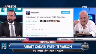 Ahmet Çakar: İzlanda'nın en iyi oyuncusu Fatih Terimson