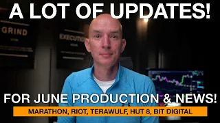 Production Updates (Marathon, Riot, Terawulf, Hut 8, Bit Digital)! News (Hive, Bitfarms, Mawson)!