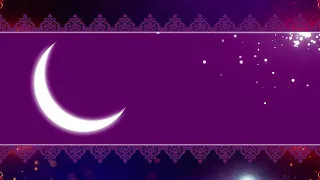 (BACKGROUND ADDED) Purple Green Screen Islamic Animation | FREE TO USE | iforEdits