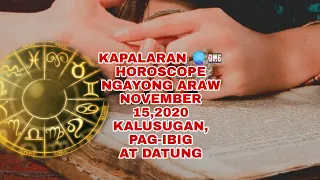 KAPALARAN 🔮🤞 HOROSCOPE NGAYONG ARAW NOVEMBER 15,2020 KALUSUGAN, PAG-IBIG AT DATUNG-APPLE PAGUIO7