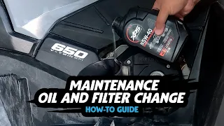 How to Change Oil & Filter Can Am Outlander Maintenance